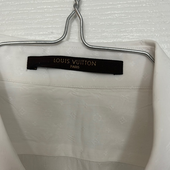 Louis Vuitton White Dress Shirt Crisp Formal Attire - Picture 2 of 4